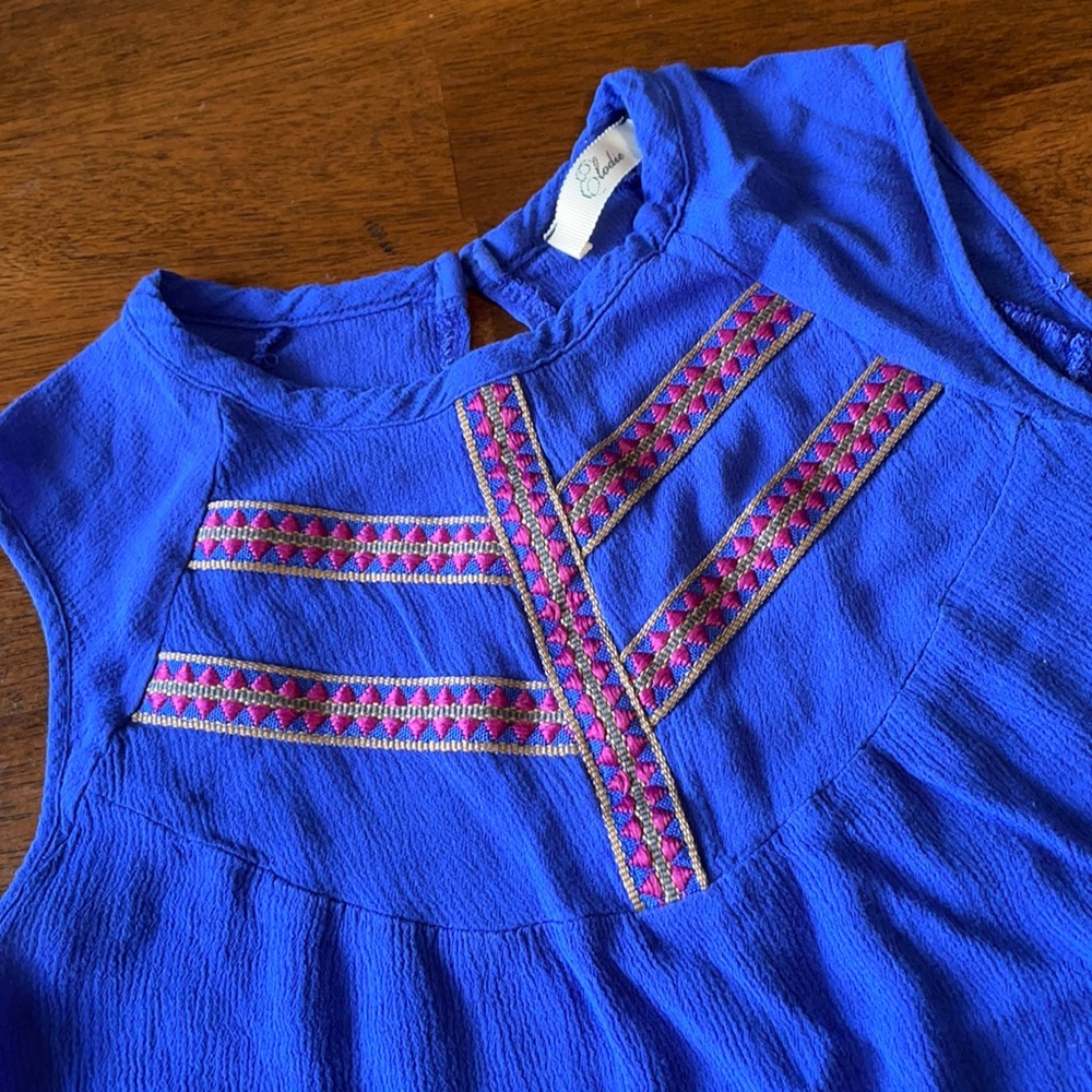 Elodie Embroidered Sleeveless Top